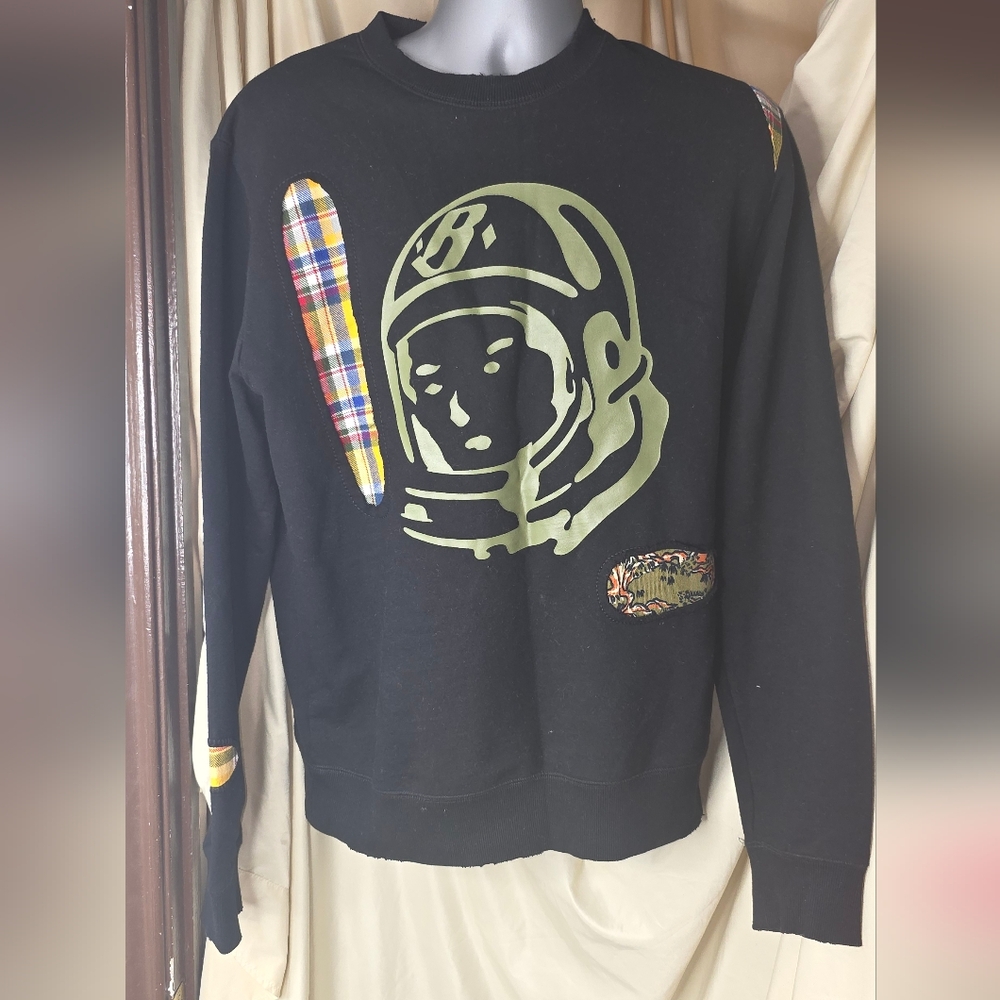 Black Astronaut Graphic Men's Sweater